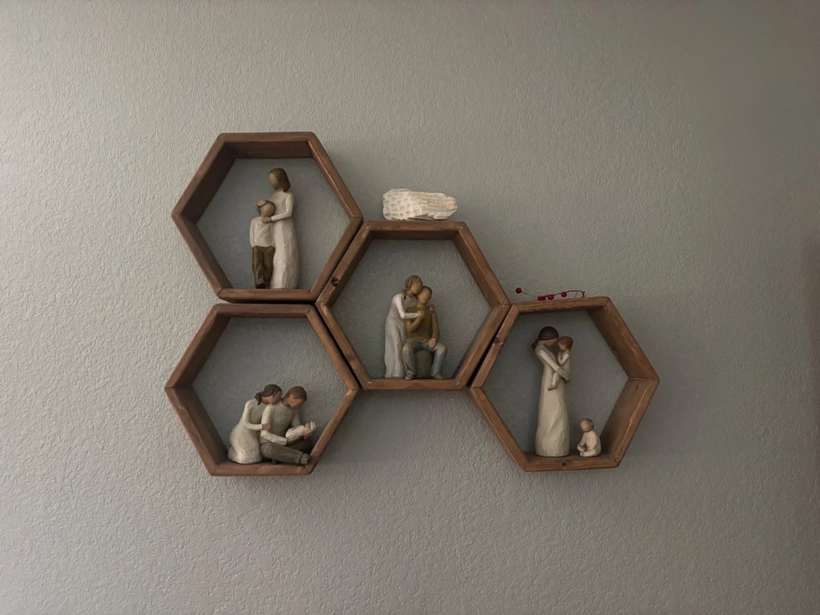 Hexagon Wall Shelves